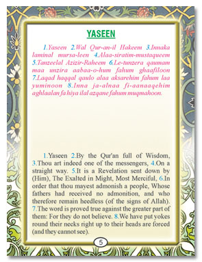 information about surah yaseen in english